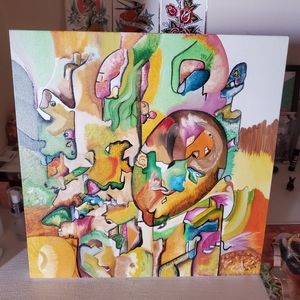 Original Head in the Sky Painting by Sifu Art AK